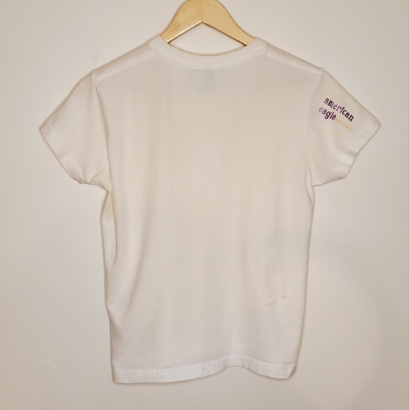 Purple and Yellow Tiki Graphic AE T-Shirt - Picture 5 of 7